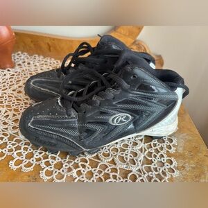 Rawlings Black Kids Baseball Cleats